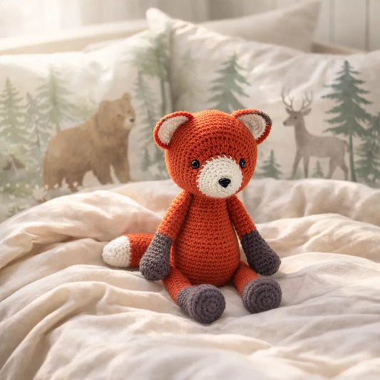 Red Fox Crochet Pattern PDF - Adorable Woodland Amigurumi - Instant Download - Only $1.99