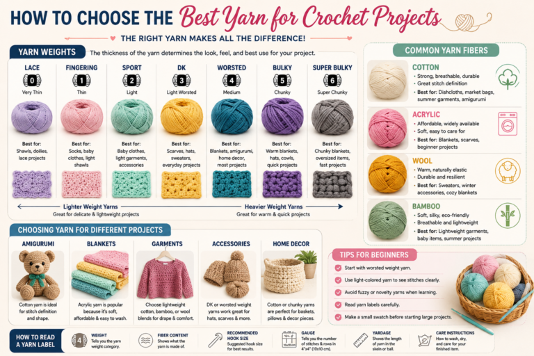 best yarn for crochet, crochet yarn, yarn guide, crochet supplies, crochet materials, crochet beginner, crochet tips, cotton yarn, acrylic yarn, wool yarn, bamboo yarn, yarn weights, crochet tools, amigurumi yarn, crochet patterns, crochet for beginners, crochet tutorial, crochet basics, handmade crochet, crochet blanket yarn, crochet accessories, crochet projects, DIY crochet, yarn types, crochet techniques, crochet hooks, crochet essentials, beginner crochet guide, yarn selection, crochet crafting