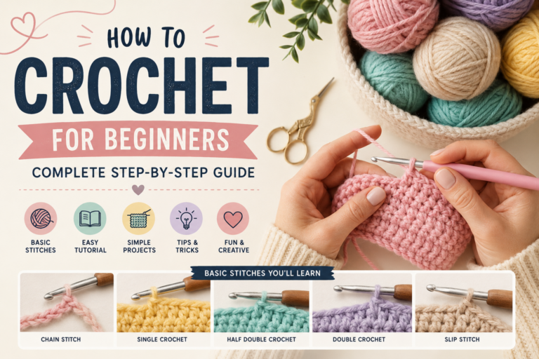 crochet for beginners, learn crochet, crochet tutorial, beginner crochet guide, crochet basics, easy crochet projects, crochet stitches, crochet tips.